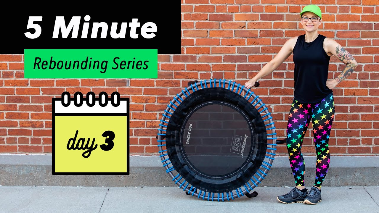5 Minute Rebounder Workout Series DAY THREE Switches // Rebounding