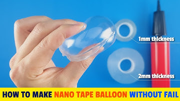 Easy Nano Tape Balloon without fail 🎈 #nanotape #nanotapeballoon #howto