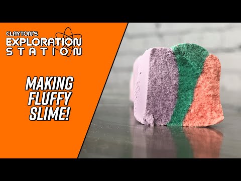 Make Your Own Mr Bubble Fluffy Slime! 