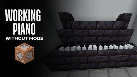 Working piano | Command Block