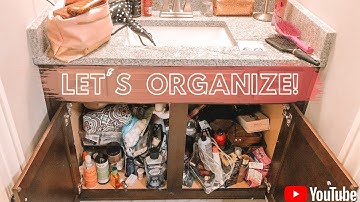 How To: Under The Bathroom Sink Organization | Small Bathroom Organization Ideas | Organize With Me