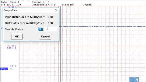 Changing the Sample Rate with a DI-245