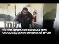 «Voy a quedar con secuelas»: Proceso legal tras fuerte accidente en Managua