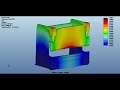 Exaggerated Deflection Example to Explain Frame Displacement - Crowning | Press Brake