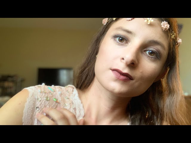 Scratching on My Wedding Dress | Fabric Sounds ASMR