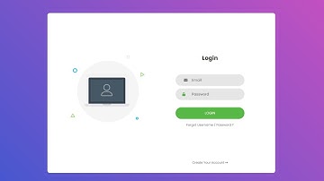 How To  Create Responsive Login Form Using Html Css Only | Create a Sign In Form using Html and Css