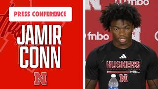 Nebraska Football DB Jamir Conn meets with the media on Tuesday I GBR