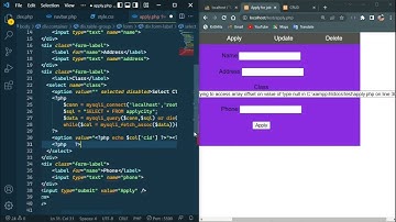 Warning :- trying to access array offset on value of type null php error