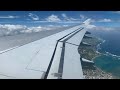 American Airlines Airbus A330 Descent and Landing in San Juan