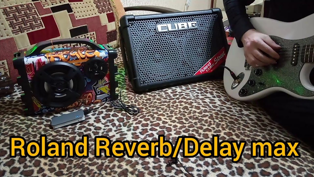 TELEFUNKEN TF-PS1255B Vs Roland CUBE Street EX Магнитола против комбика на гитарном звуке (тест)