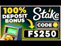 stake drop code today 🤑 stake bonus drop code today 💎 BONUS CODE: F250