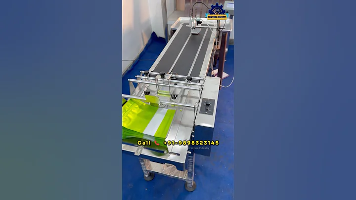 High-Speed Pouch Printing Machine | Stacker Printer With Conveyor | Mrp date, Expiry, Mfd #ytshort