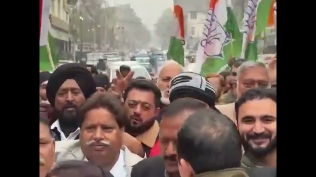 Congress staged a strong protest in Jammu against the BJP government move to rename MGNREGA as GRAMG