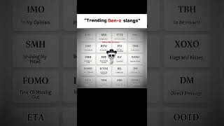 😎🔥"Trending Gen-Z Slangs"....#englishslang #treanding #genz #english #slangenglish