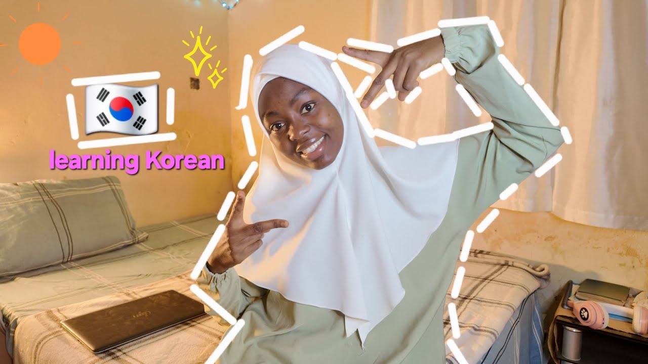 My first video of learning Korean 🫵😊 Don't judge my English 😂