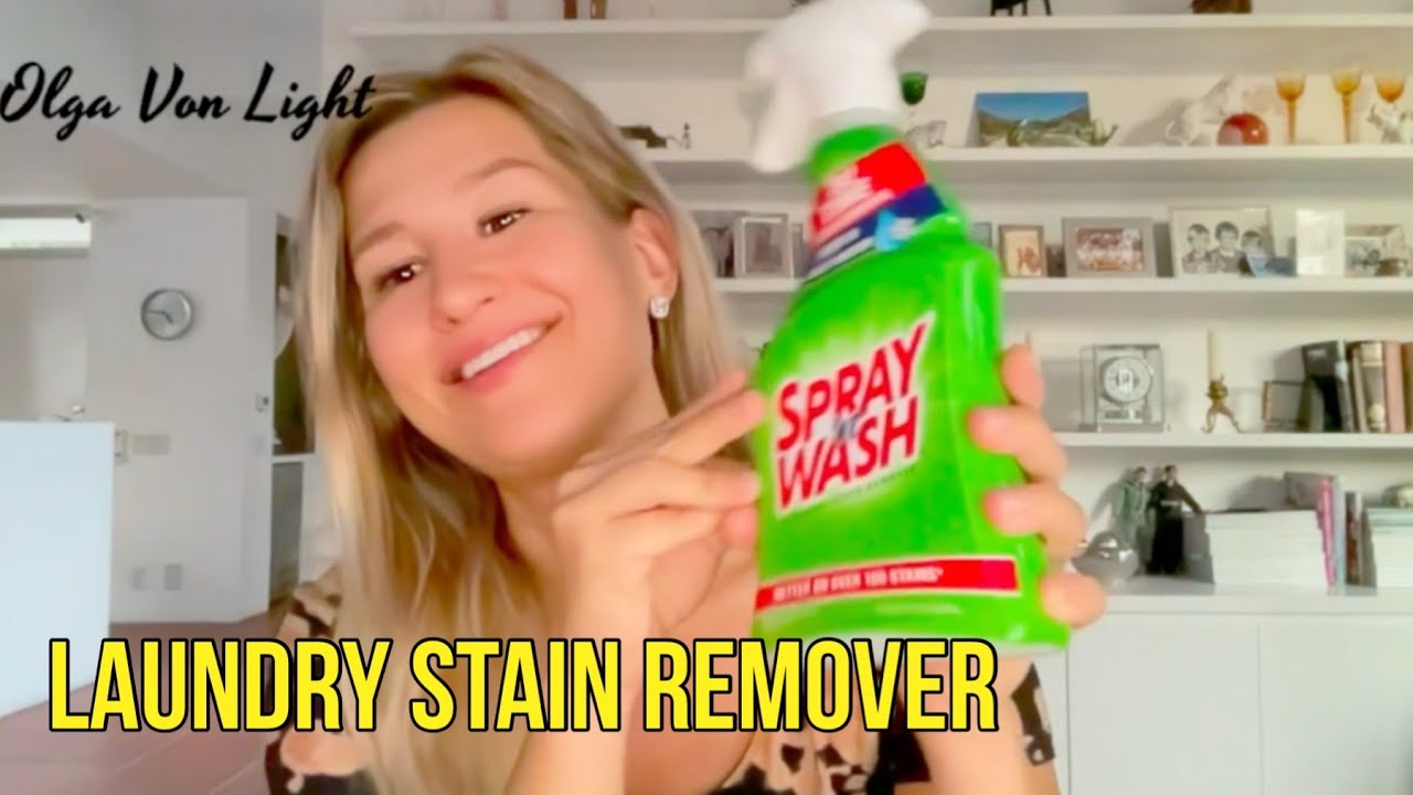 Spray n wash stain remover test review 