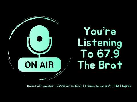 Working with your late night radio host [F4A] [ASMR] [Audio RP] [Radio Host Speaker] [Friends to ?]