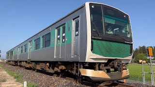 JR東日本EV-E301系　都ヤマV2編成　下野花岡～仁井田