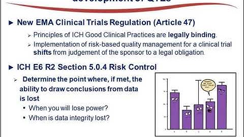 Establishing Quality Tolerance Limits Trailer
