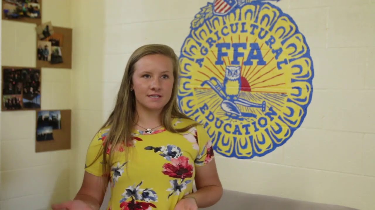 Bowdle High School senior talks about leaving her mark with FFA mural