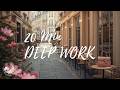 20 min deep work bloom femme focus