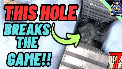 7 days to die 1.1 It only takes 1 hole to break horde nights!!