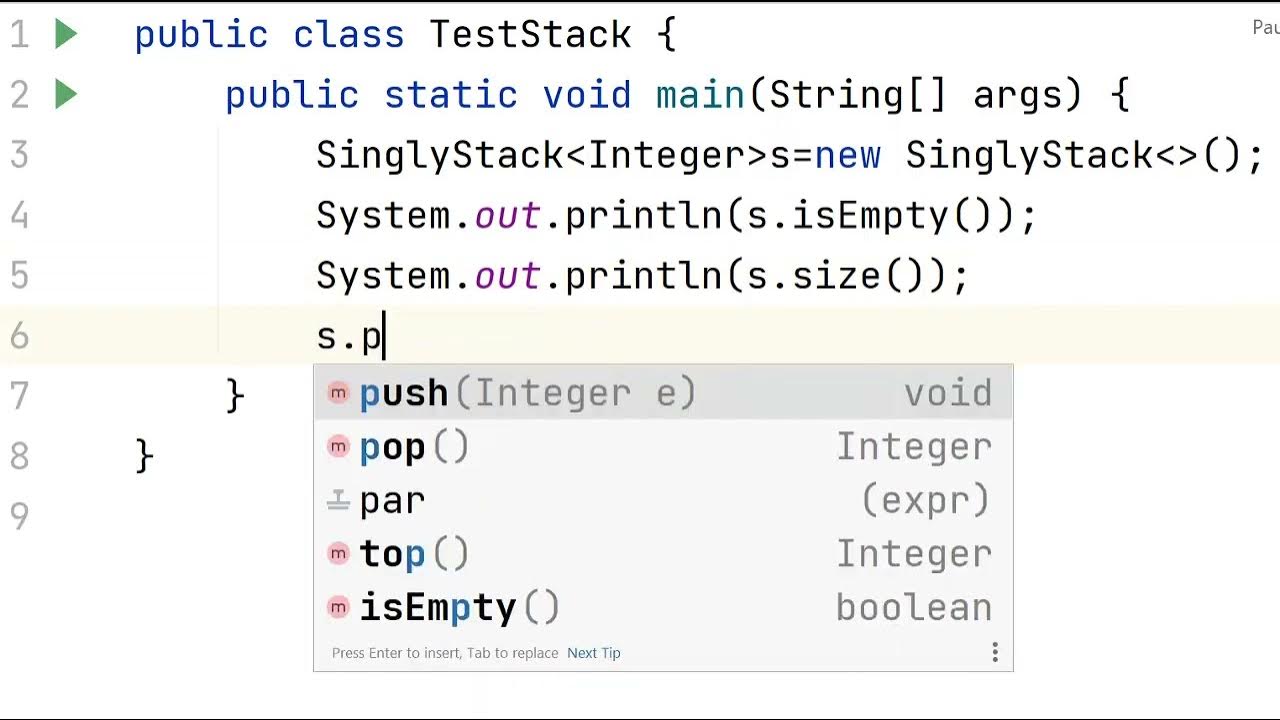 Lab 7 Stack Data Structure Using Lists - YouTube