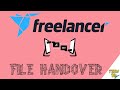 how to handover file on freelancer | কীভাবে ফাইল দিবেন ক্লাইন্টকে ফ্রিলান্সার এ কনটেস্ট উইন হবার পর