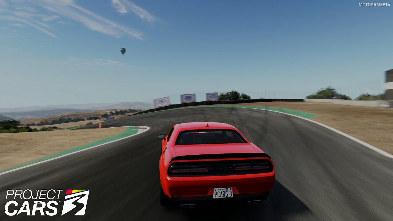 Project CARS 3 - 2019 Dodge Challenger Hellcat Redeye at Laguna Seca [Xbox One X Gameplay]