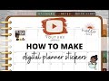 HOW TO MAKE DIGITAL PLANNER STICKERS 5 WAYS + Good Notes 5 Elements Update