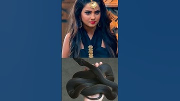 #sweetdream 💕💕💕 nagin serial actress vs real snake 🐍💕