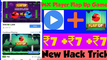 MX Player new game bug trick |Mx player Flap Up Game trick|MX player game trick |