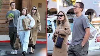 Angelina Jolie Son Knox He s Taller Than Her Now