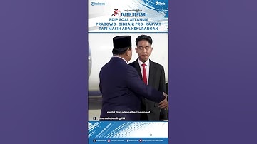 Setahun Prabowo-Gibran Kata Fraksi PDI-P DPR RI: Udah Pro Rakyat, Tapi Kok Masih Ada Kurangnya?