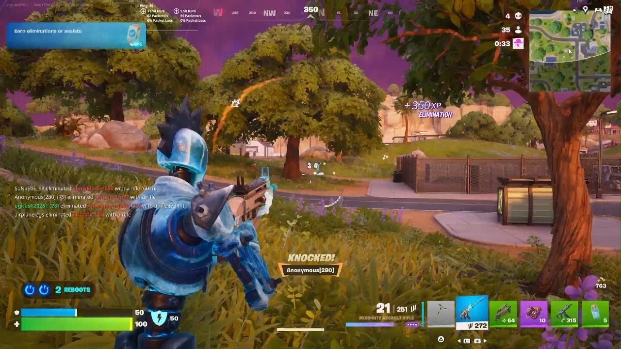 Fortnite Can I Win reload getting atleast 8 eliminations without Reboting once