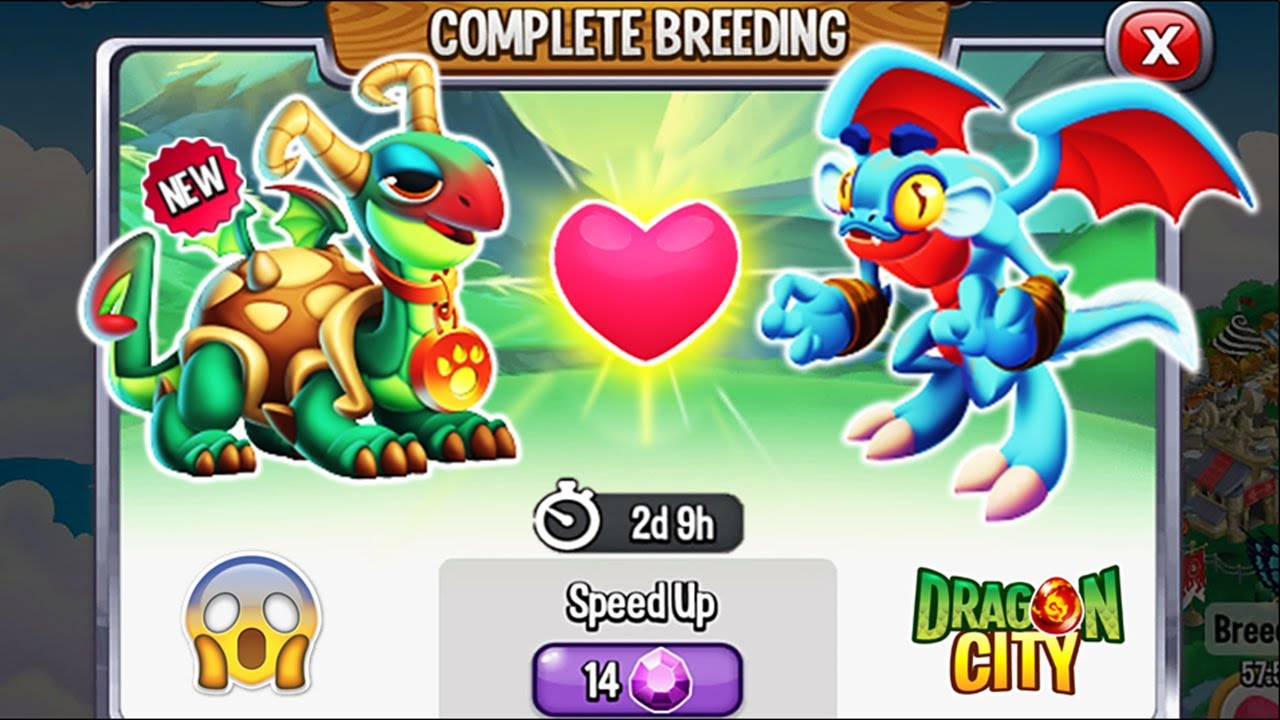 Dragon City: Shelly Dragon vs Wolfish Dragon [EXCLUSIVE BREEDING] 😱