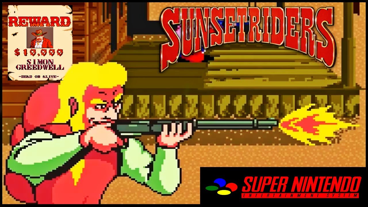 ZERANDO SUNSETRIDERS DO SUPER NINTENDO: CAÇANDO  SIMON GREEDWELL O PRIMEIRO DA LISTA