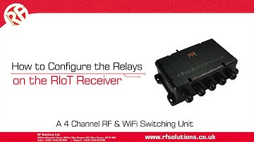 RIoT Receiver - How to Configure the Relay Contacts
