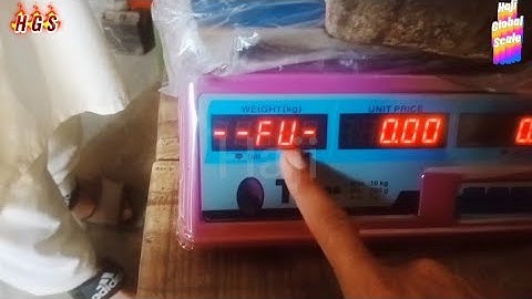 Tosheba 35kg FU problem | 💯 how to calibrate 35 kg | digital price computing scale | haji global