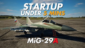 DCS MiG-29A Cold Start Tutorial – Fastest Way to Power Up (Under 5 Minutes!)