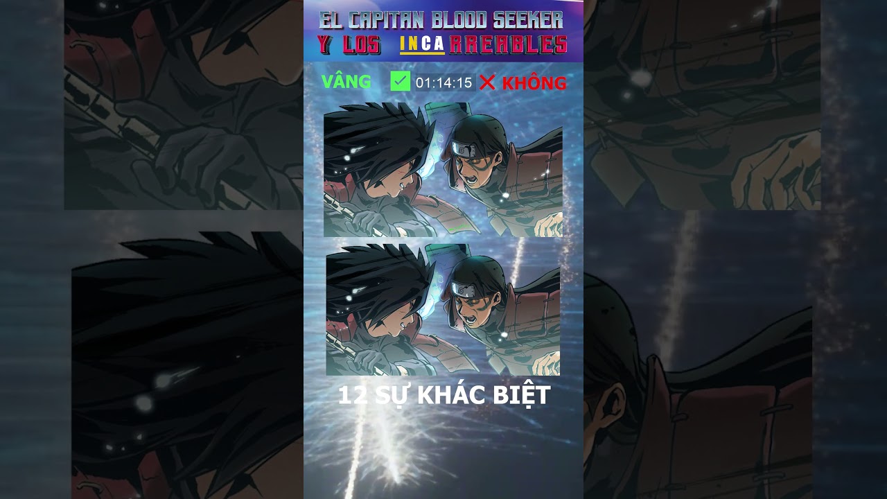 12 ĐIỂM KHÁC BIỆT ✅TIME❌ HASHIRAMA VS MADARA - SHORT 2 - CAPTAIN BLOOD SEEKER 