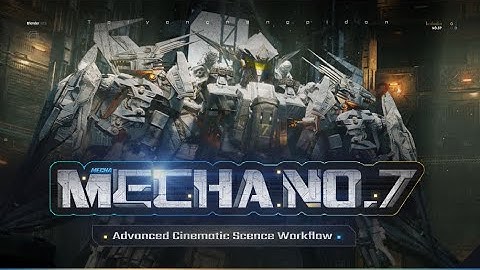 【Tutorial】Building A Sci-Fi Mecha No. 7 with Blender and UE5