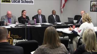 October 25, 2016 - Board of Education Meeting