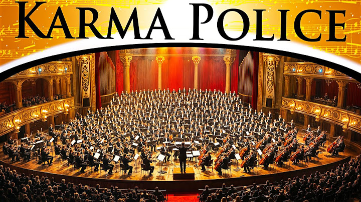 Karma Police Orchestral version - Orchestral performance video thumbnail