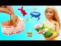 DIY BARBIE HACKS AND CRAFTS: Making Miniature Baby Set for Barbie Doll