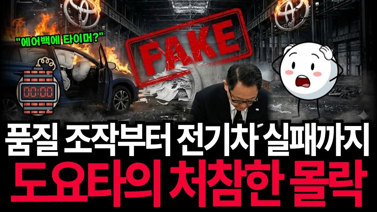 도요타의 충격적 사기 수법 품질부터 전기차 실패까지 처참한 몰락