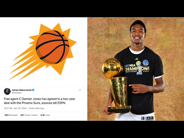 Freak athlete' Damian Jones making highlight plays for Phoenix Suns