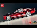 1:64 Pop Race Ford Shelby Mustang GT500 Chrome red Canada Edition (Chase)