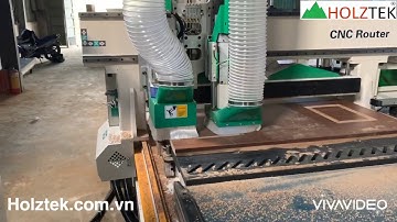 [ Holztek ] máy cnc router nesting tải nặng PRO-R1V9F chạy lạo cửa