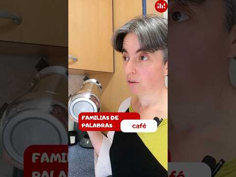 Familia de palabras: "café" ☕ #shorts #spanish